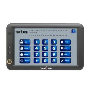 מסך מגע למערכת אזעקה