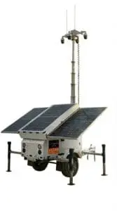 מערך מצלמות אבטחה נייד  E-TOWER