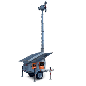 מערך מצלמות אבטחה נייד  E-TOWER